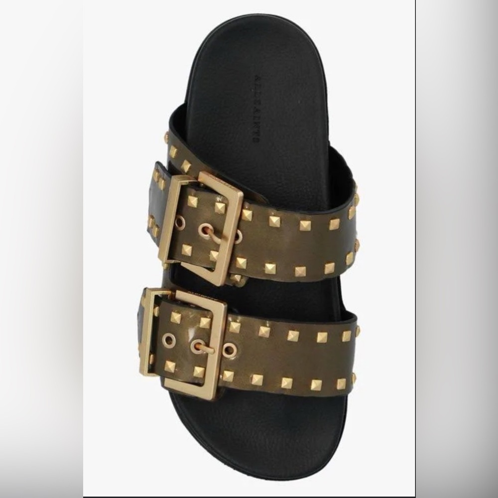 AllSaints Studded Slide Sandals - Women’s Size 10 - Trendy & Comfortable